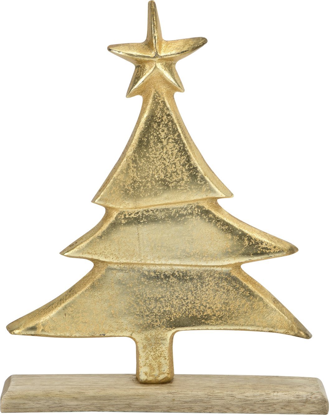 Ewax Figurka świąteczna Choinka złota 32 cm