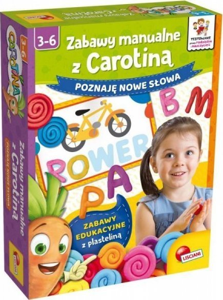 Lisciani LISCIANI CAROTINA ZABAWY MANUALNE Z CAROTINĄ - SŁÓWKA