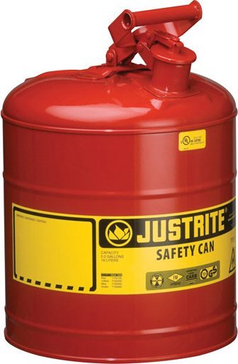 Topserw Pojemnik zabezpieczający stalowy na płyny łatwopalne 19 l, Typ I, czerwony