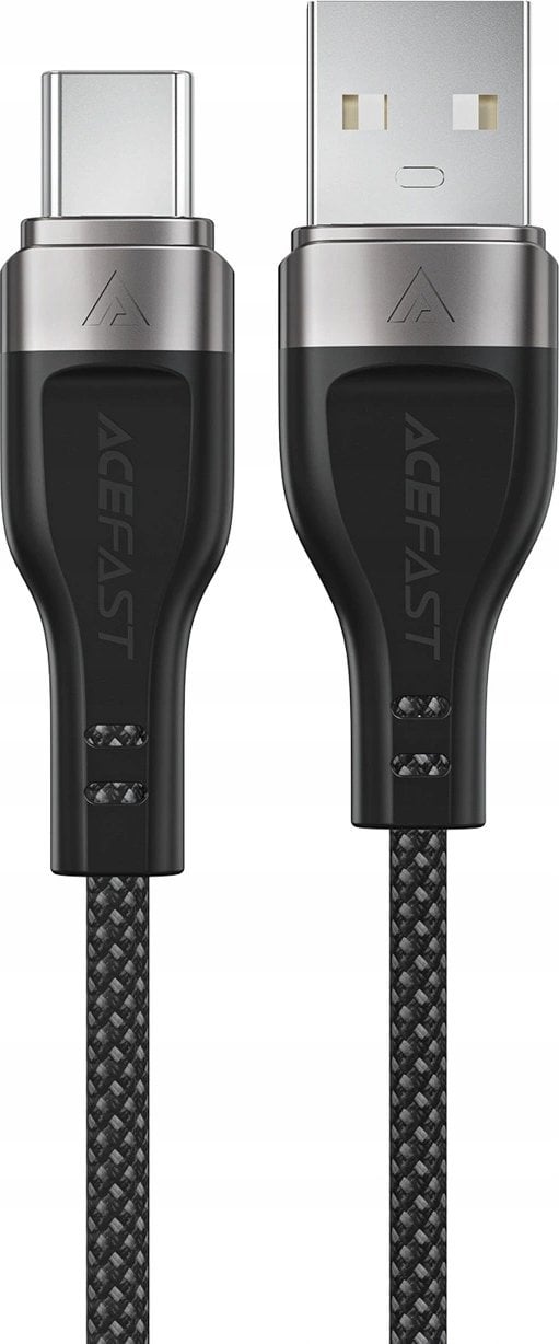 Kabel USB Acefast USB-A - USB-C 1.2 m Czarny (6974316280224)