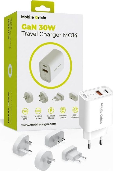 Ładowarka Mobile Origin FRL-TRVL30W-MO14 1x USB-A 1x USB-C 3 A (FRL-TRVL30W-MO14)