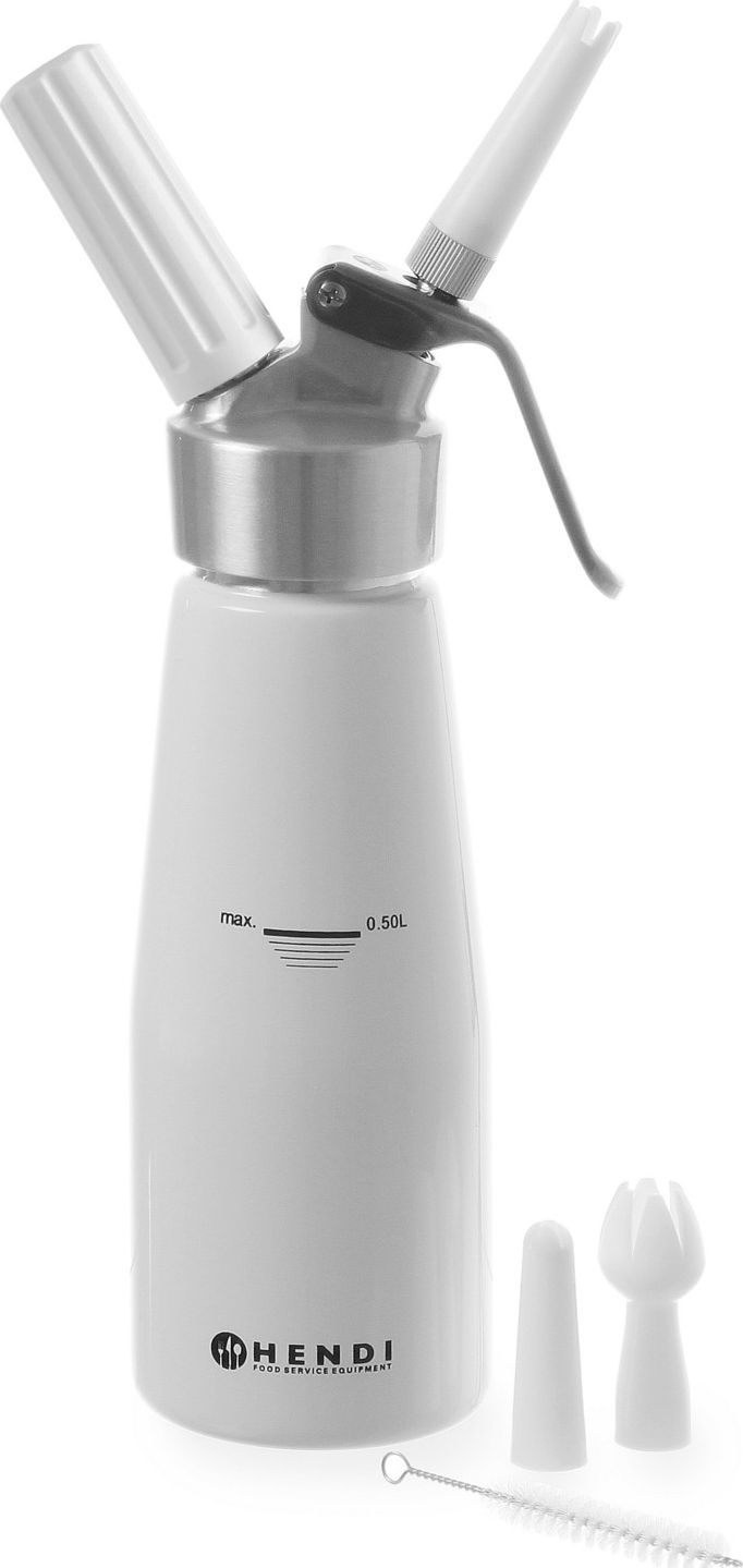 Hendi Syfon do bitej śmietany Kitchen Line 0.5l + AKCESORIA - Hendi 588369 Syfon do bitej śmietany Kitchen Line 0.5l + AKCESORIA - Hendi 588369