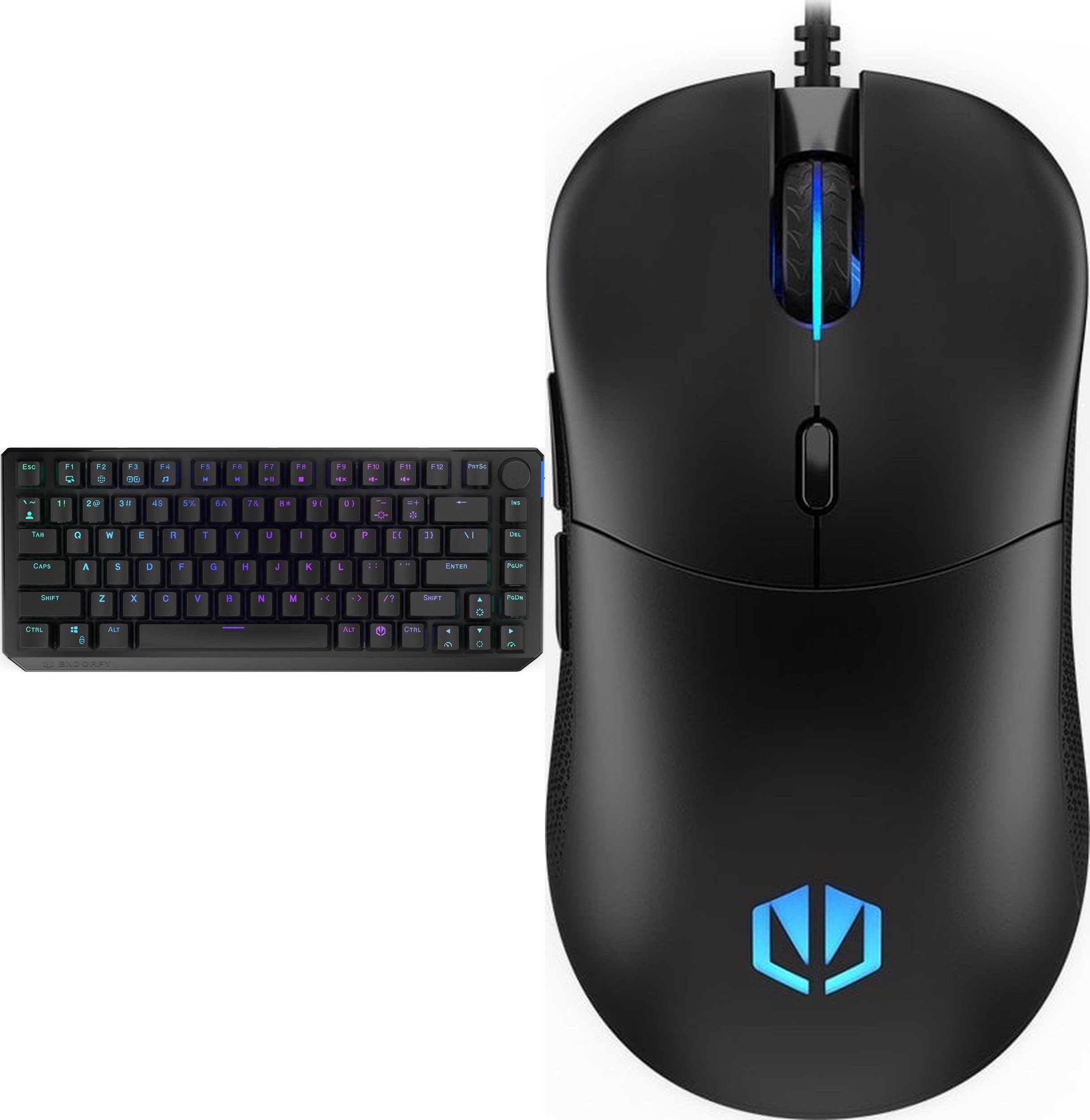 Klawiatura Endorfy Thock 75% Wireless Red Kailh Red Box (EY5A073) + Mysz GEM