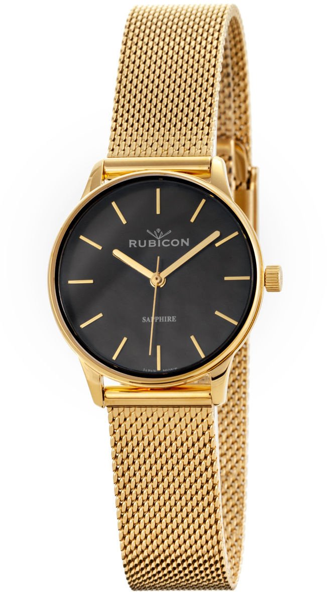 Zegarek Rubicon RNBE35 145 damski złoty czarny .
