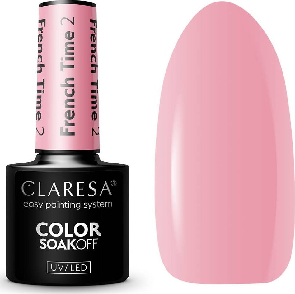 Claresa CLARESA Lakier hybrydowy do paznokci FRENCH TIME - 2 5g
