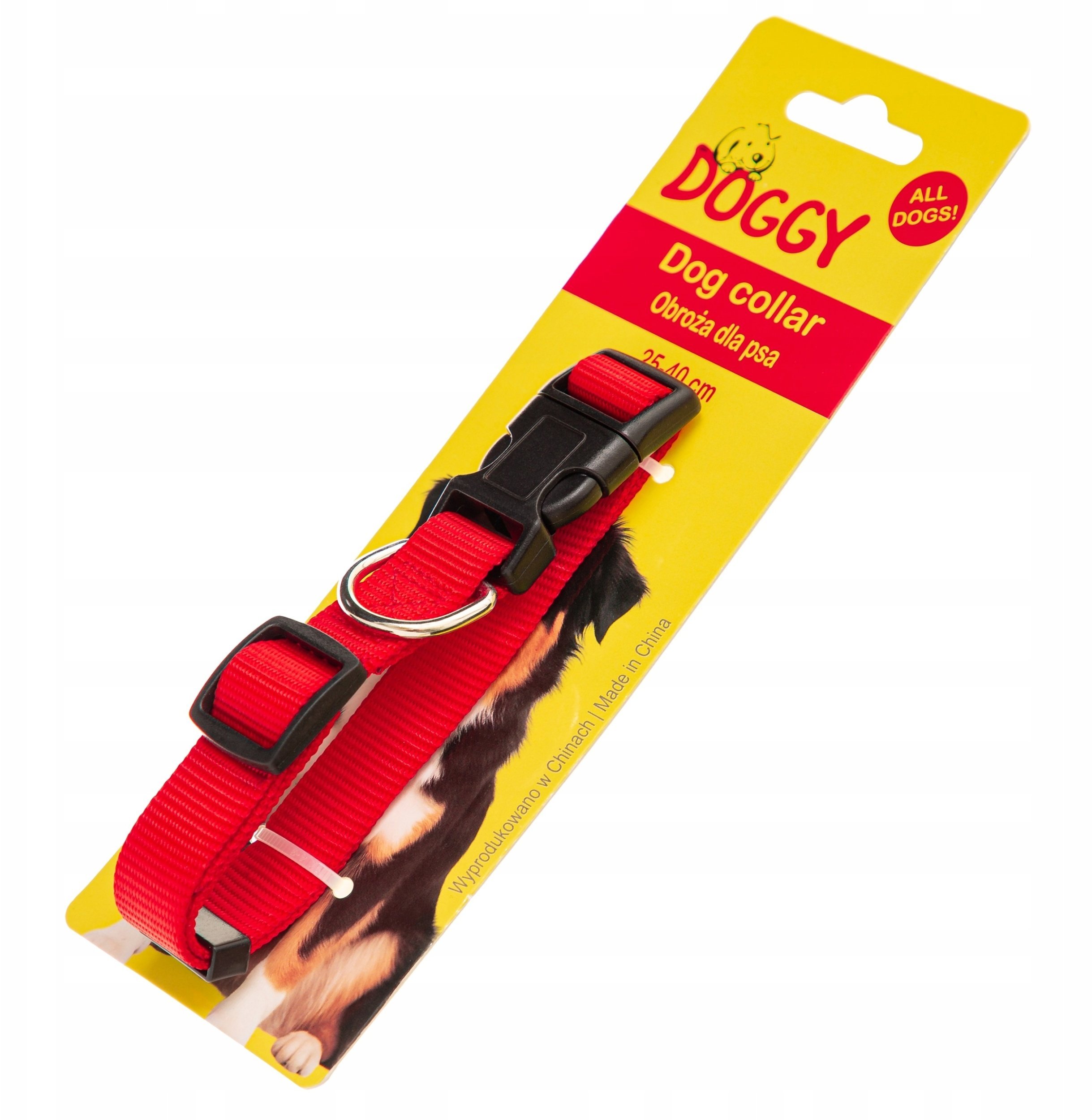 Beltimore OBROŻA canvas 2 cm — czerwona