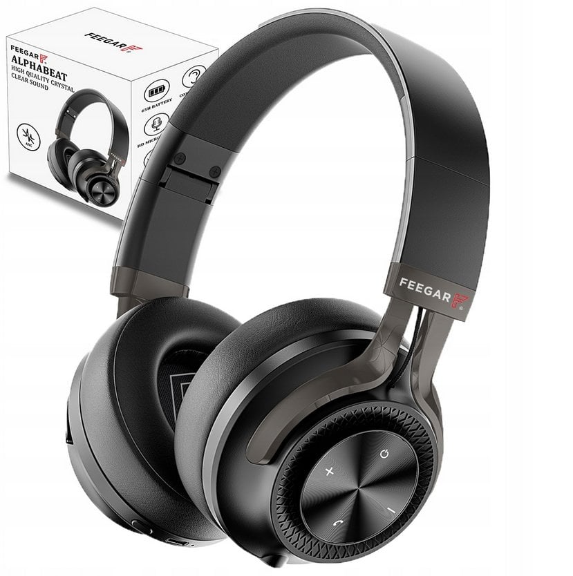 Słuchawki Bezprzewodowe FEEGAR AlphaBeat ANC Nauszne 65H Bluetooth 5.4 Mikrofon