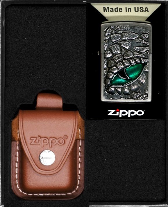 Zestaw ZIPPO Zapalniczka KROKO EYE Prezentowy No2
