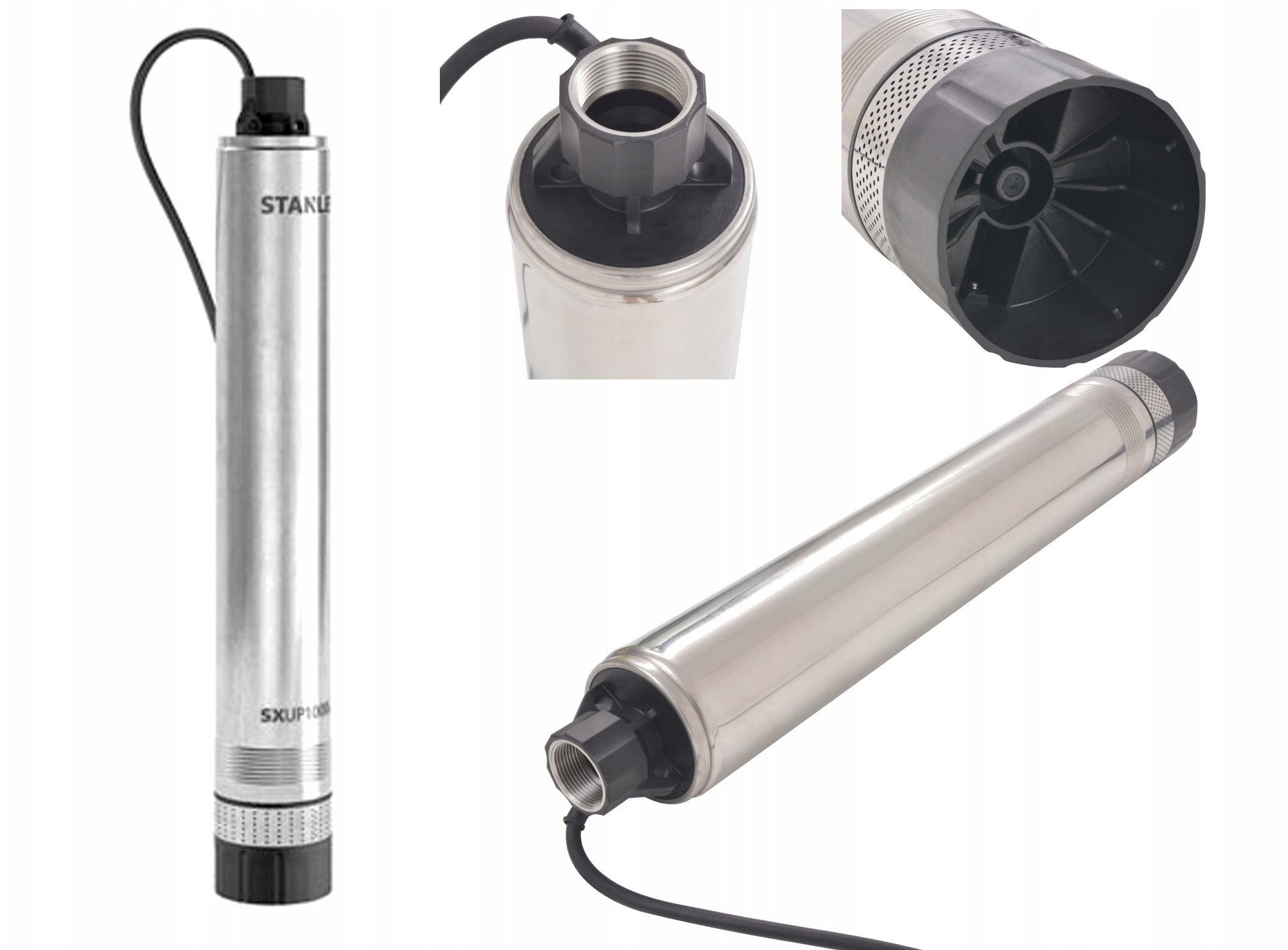 Deep water pump STANLEY SXUP1000XWE, 55 m-86 l/min-1000 W