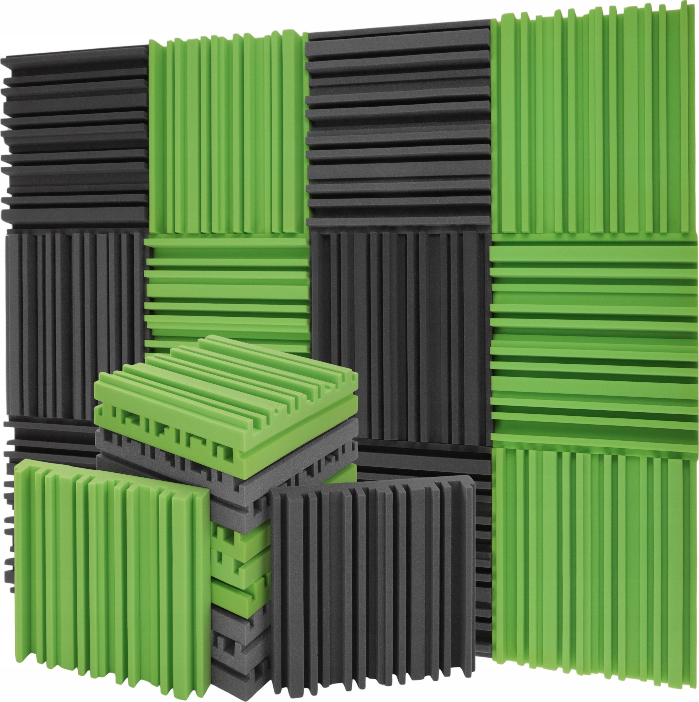 BITMAT Dekoracyjne EQUALIZERY panele AKUSTYCZNE na ściany w pokoju odsłuchowym 7cm