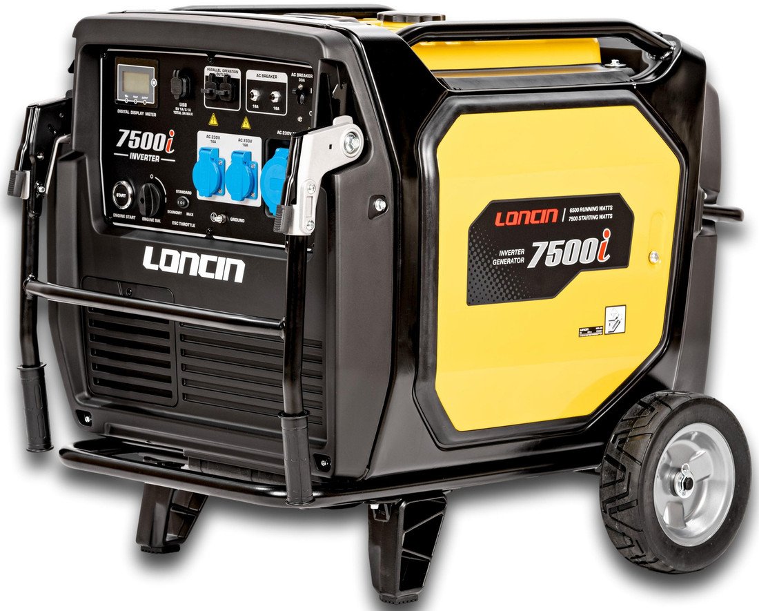 Loncin Lc7500I Agregat Generator Inwertorowy Prądotwórczy Inwerterowy 230V 7.5 Kw Estart - Rozrusznik Atlas Copco P6000I - Ewimax -