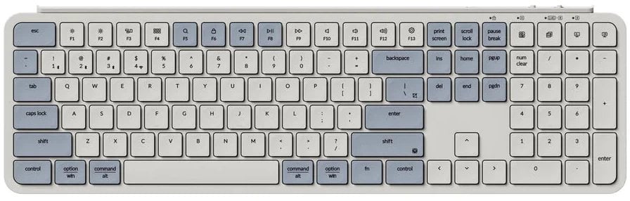 Klawiatura Keychron B6 Pro Wireless Low Profile Retro Blue