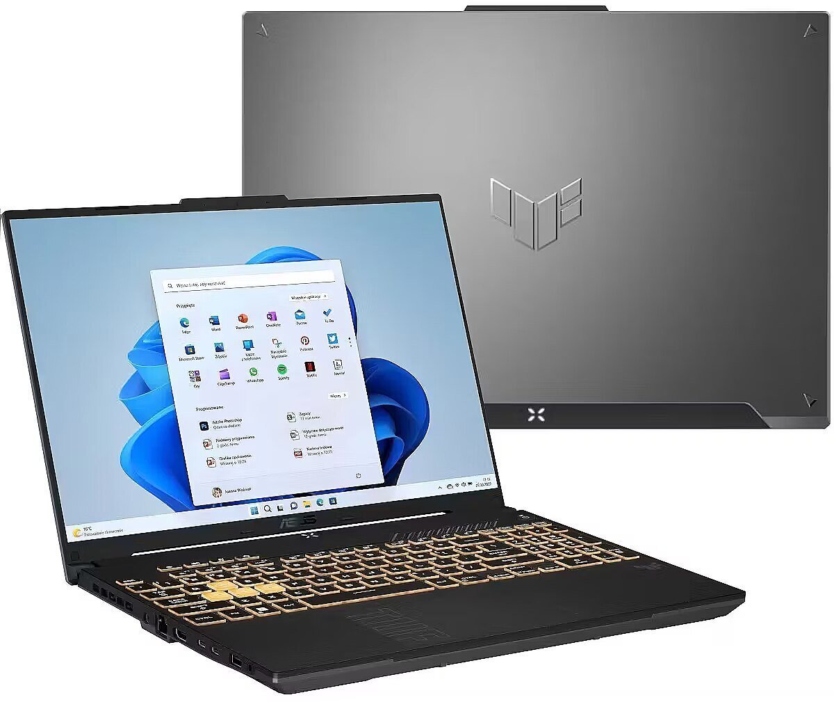 Laptop Asus TUF Gaming F16 FX607VJ-RL001W - Core 5-210H | 16" | 144Hz | 16GB | 512GB + 1TB | W11H | RTX3050