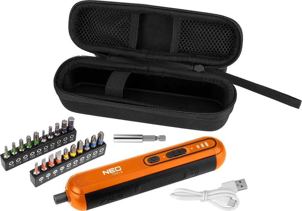 Wkrętak akumulatorowy 4V, Li-Ion, USB-C