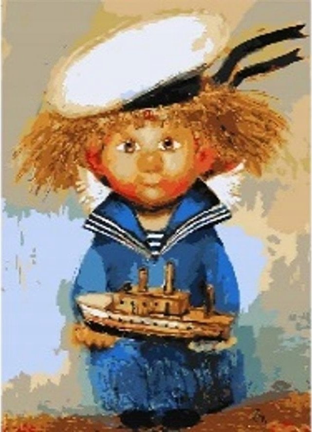 Norimpex *****Malowanie po numer.Mały marynarz 1008991