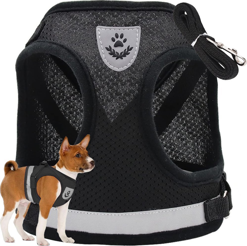 Verk Szelki bezuciskowe spacerowe dla psa kota królika mi?kkie mocne odblask m Szelki bezuciskowe spacerowe dla psa kota królika mi?kkie mocne odblask