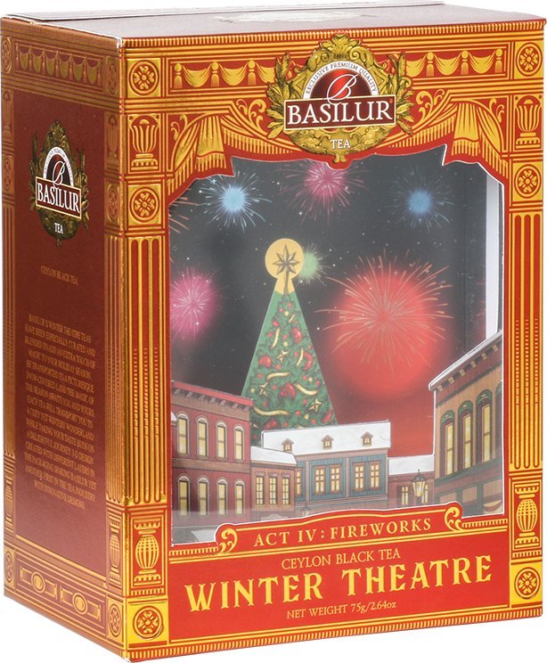 Basilur Basilur ACT IV FIREWORKS czarna herbata SZARLOTKA