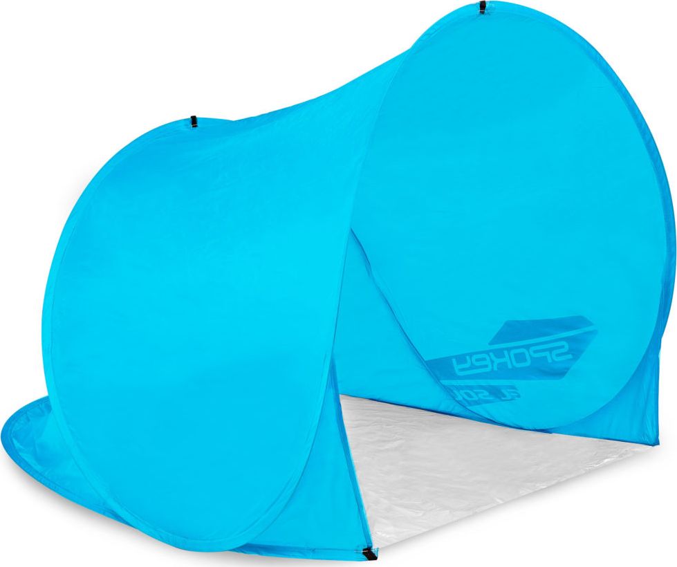 Spokey Parawan plażowy samorozkładający El SOL niebieski (926781)