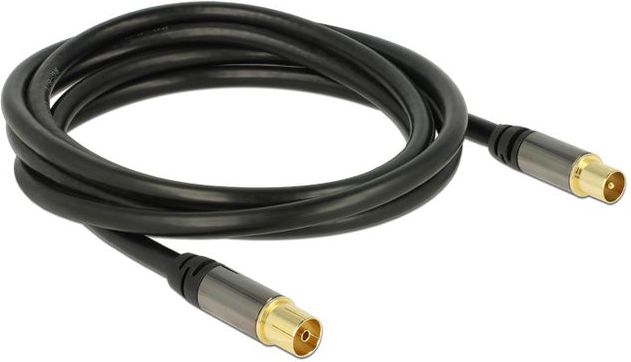 Kabel Delock Antenowy 2m czarny (88923)