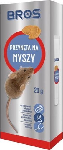 Bros Przynęta na myszy 20g Pasta wabiąca do pułapek