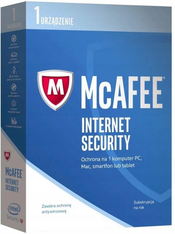 McAfee Internet Security 2017 BOX PL 1 MIS17QMB1RAA