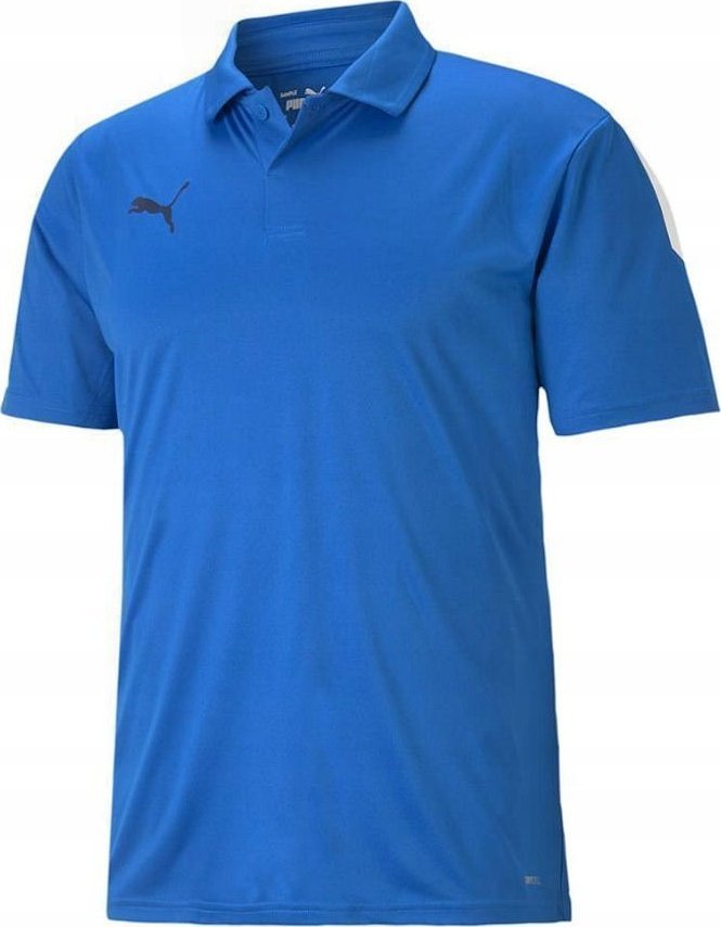 Puma Koszulka męska Puma teamLIGA Sideline Polo niebieska 657257 02 S