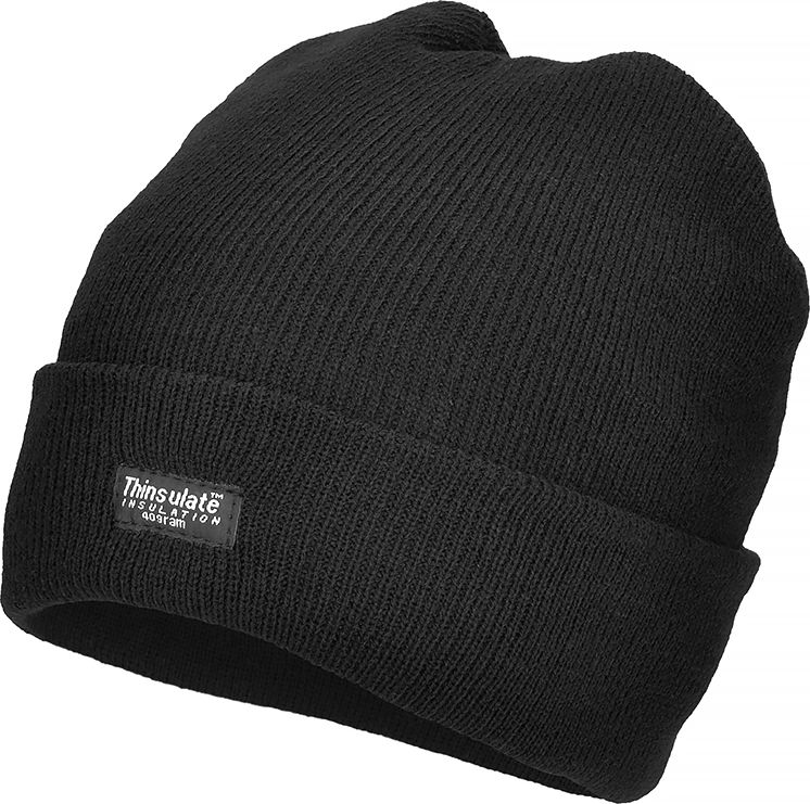 MFH Czapka zimowa Thinsulate czarna r. uniwersalny