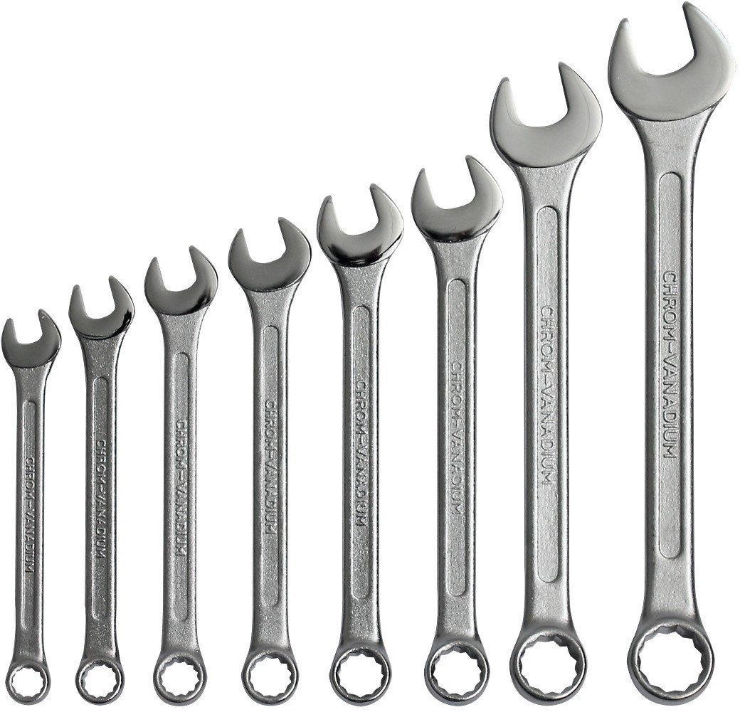 COMBINATION SPANNER SET HAUSHALT 8 PCS