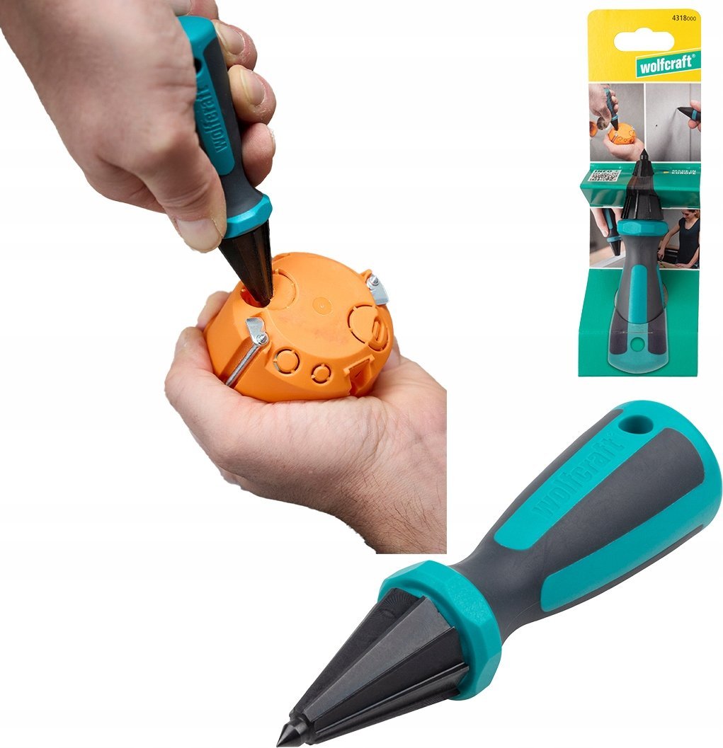 Wolfcraft Ręczny wycinak otworów ERGO, wolfcraft