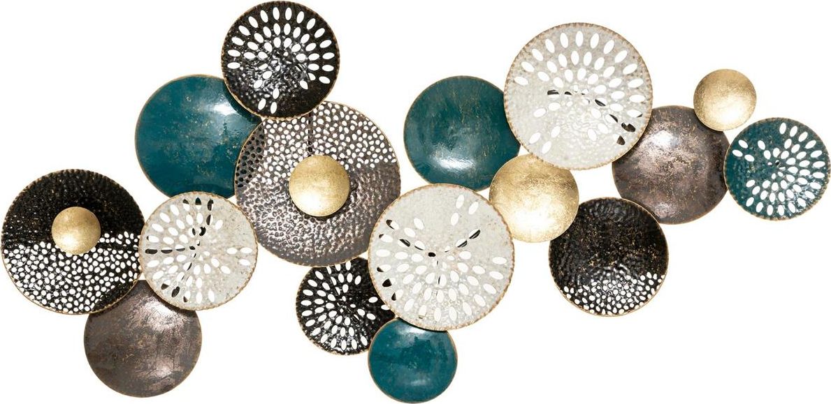 Atmosphera Metalowa ozdoba ścienna Lison 135x66 cm