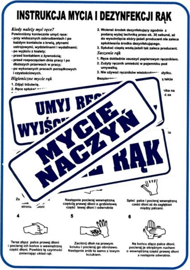 StudioCen Instrukcja Mycie rąk + naklejki w zestawie