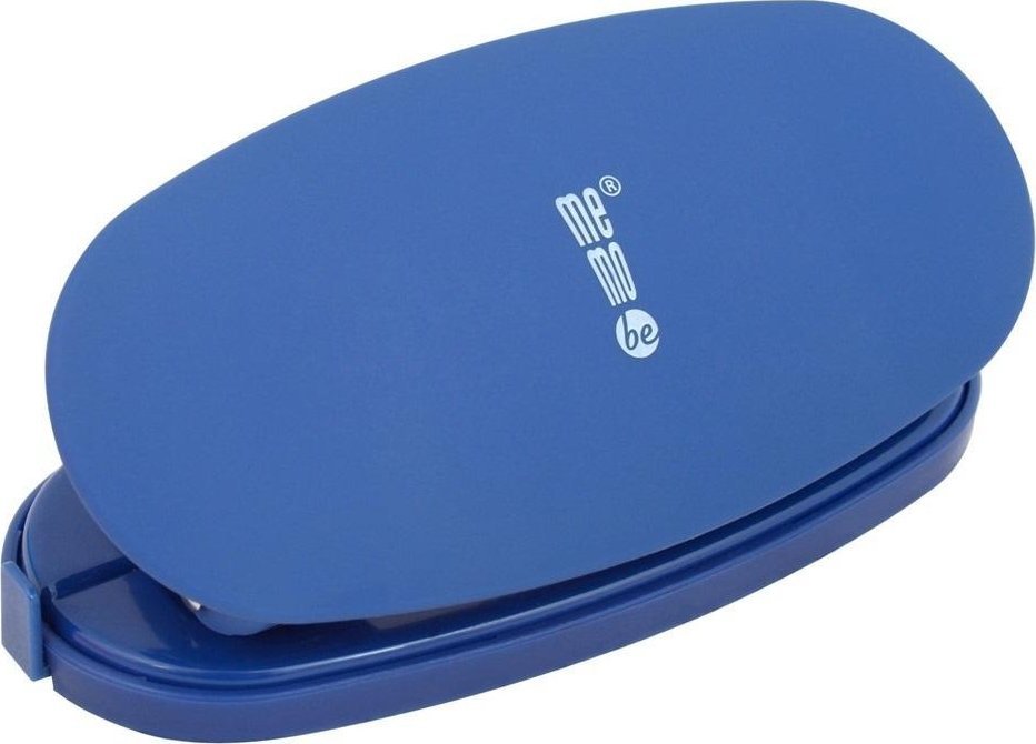 Dziurkacz Soft-Touch niebieski pastel MemoBe