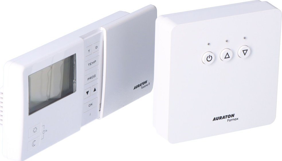 Auraton AURATON Tucana SET - Tygodniowy, bezprzewodowy regulator temperatury ze sterownikiem urządzenia grzewczego (zestaw), (następca modelu R25 RT)