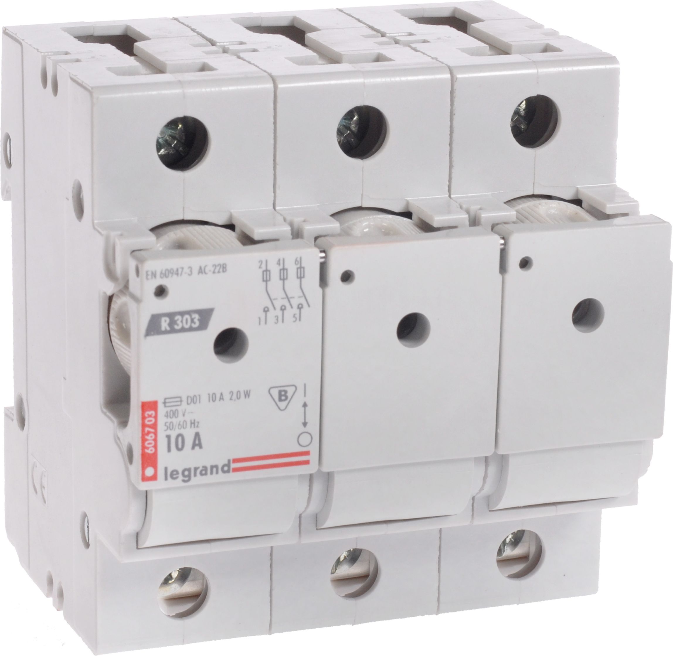 Legrand Rozłącznik bezpiecznikowy 3P 10A D01 R303 (606703)