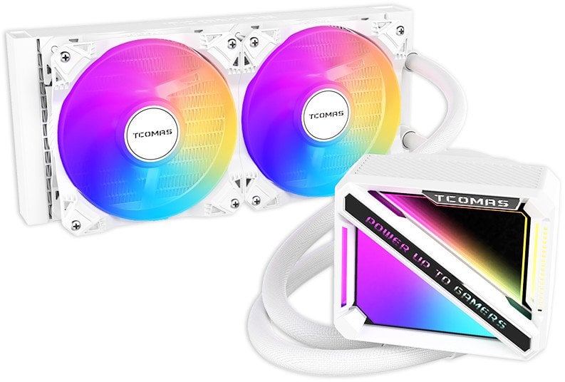 Chłodzenie wodne Tcomas LE200 240 Białe