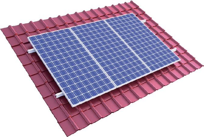 Azo System montażowy do paneli PV typ pokrycia - dachówka ceramiczna