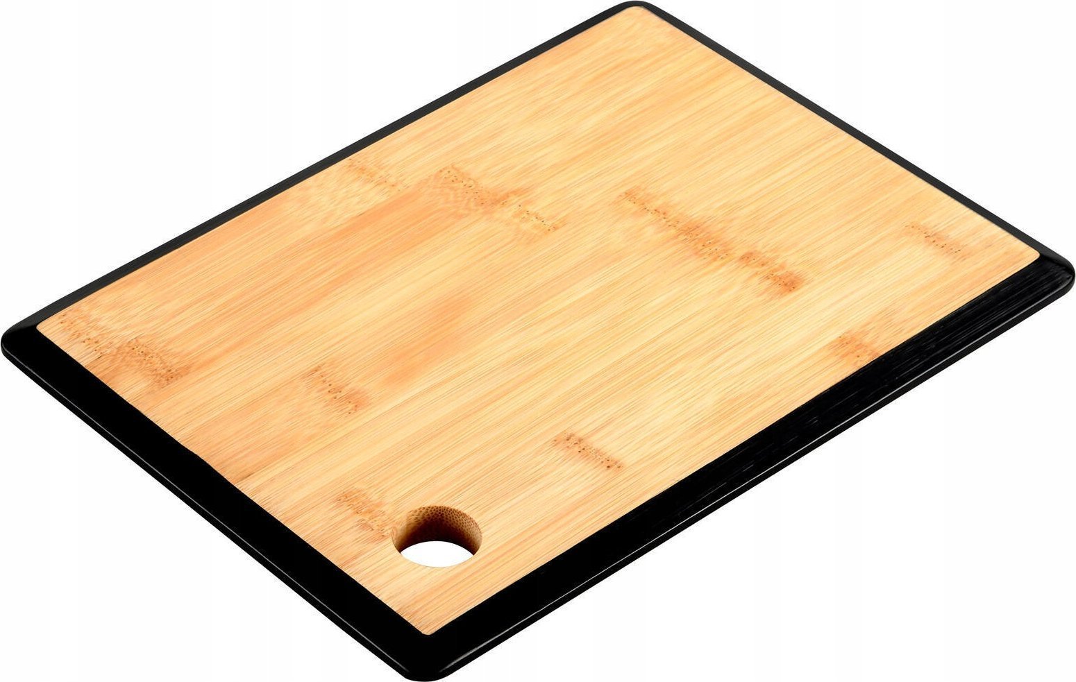 Deska do krojenia Kesper Bambusowa deska do krojenia z uchwytem, czarna