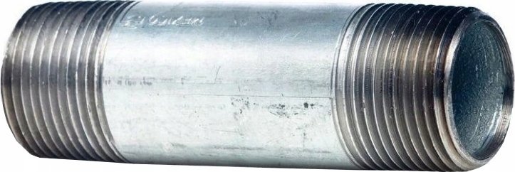 AGAflex KRÓCIEC GWINTOWANY Z OBU STRON OCYNK. 1" X 15 cm