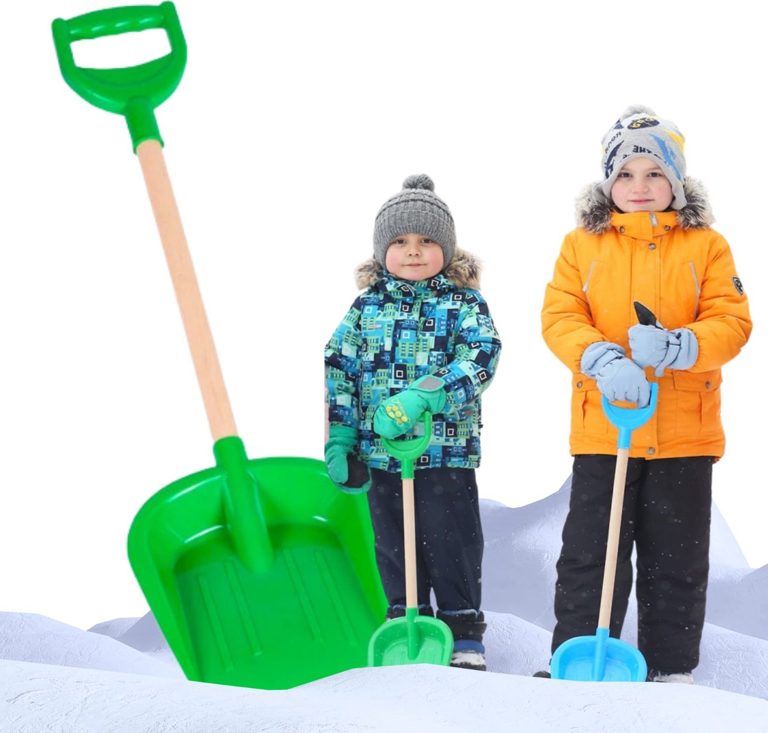 Maksik Duża łopatka z drewnianym uchwytem art.2902 p20 mix cena za 1 szt