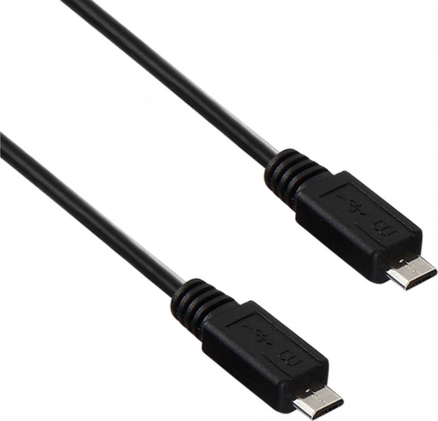 Kabel USB Akyga microUSB - microUSB 0.6 m Czarny (AK-USB-17)
