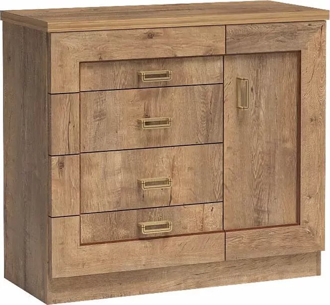 Elior Komoda 90x100 cm dąb lefkas - Tilda 23X