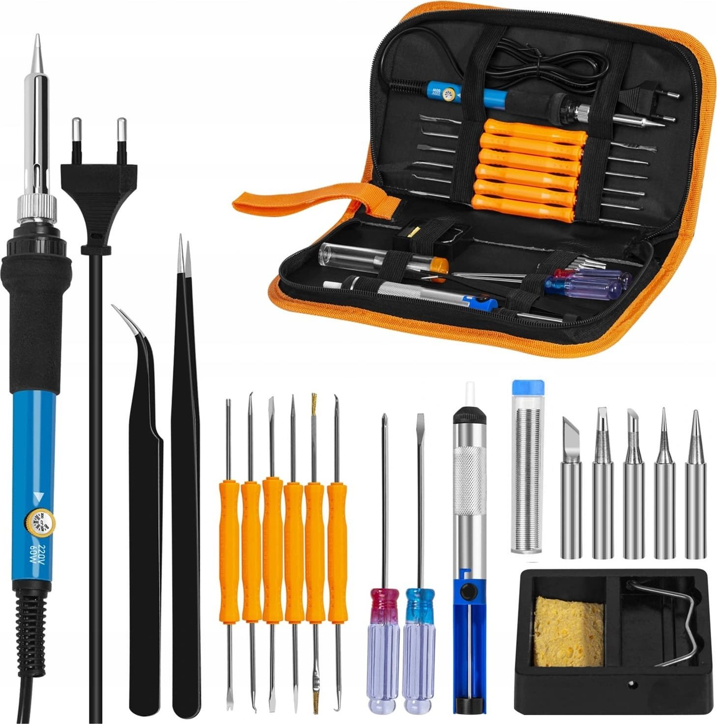 Inne Zestaw lutowniczy etui E6156