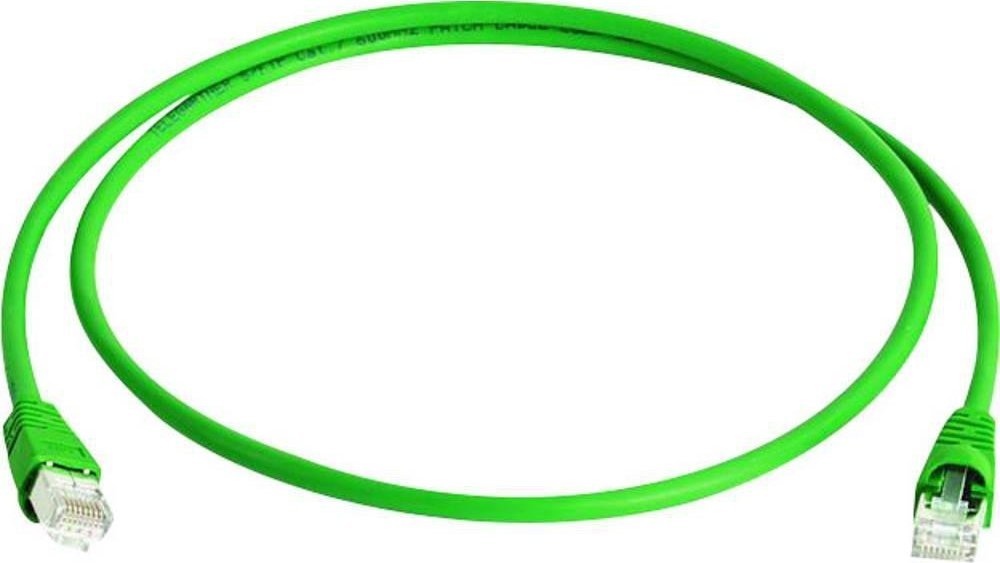 Telegaertner Telegärtner Telegartner MP8 FS 500 - Patch- Cable - RJ- 45 (M) - RJ- 45 (M) - 25cm - SFTP - CAT 6a - green (L00000A0231)
