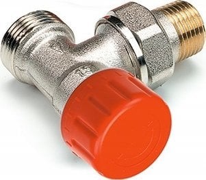 Zawór term. kątowy - 1/2 - 3/4 Euro z nastawą wstępną M30 COMAP