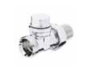 Red Zawór powrotny dekoracyjny 1/2 x 3/4" prosty biały (90381598708)