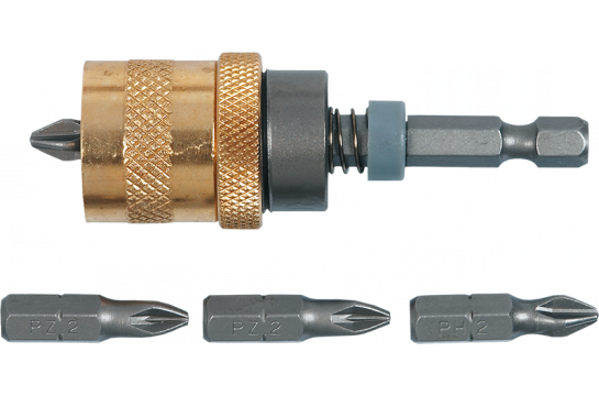 Topex Uchwyt do końcówek z ogranicznikiem 1/4 5szt. 39D340