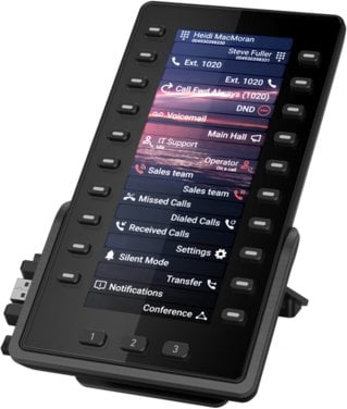 Gigaset GIGASET P800 KEY PRO Moduł klawiszy 17,2 cm 6,8 cal Wyświetlacz TFT kolorowy 60 programowalne klawisze do P810 P810B P820 P825 P850 P855BW