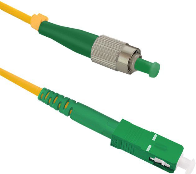 Qoltec Optic Patchcord FC/APC - SC/APC simplex SM 9/125 G652D 15m (54304)
