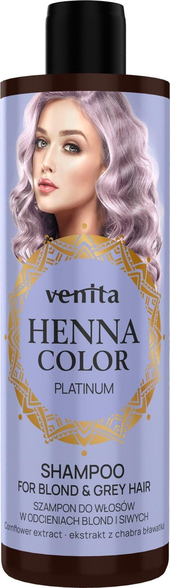 Venita VENITA Henna Color Szampon do włosów w odcieniach blond i siwych - Platinum 300ml