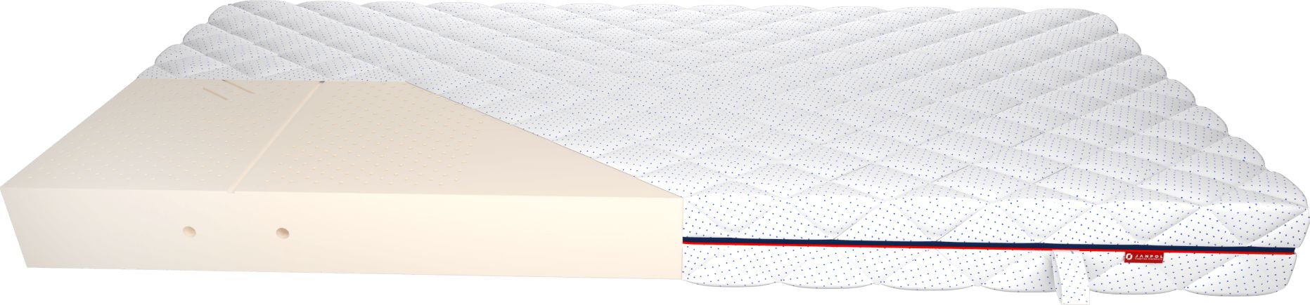 JANPOL Materac FIDES 120x200 lateksowy z serii PREMIUM Janpol Janpol